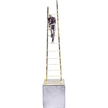 Kare Design Deko Objekt Elements Climbing Man, Gold, Kletternder Mann, Dekoration für Flur, Wohnzimmer, Schlafzimmer, 41x9x9 cm (H/B/T) im Sale